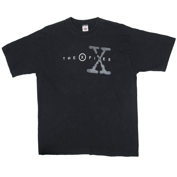 Vintage The X-Files Alien 'They're Not Coming T-Shirt Made In USA Black XL