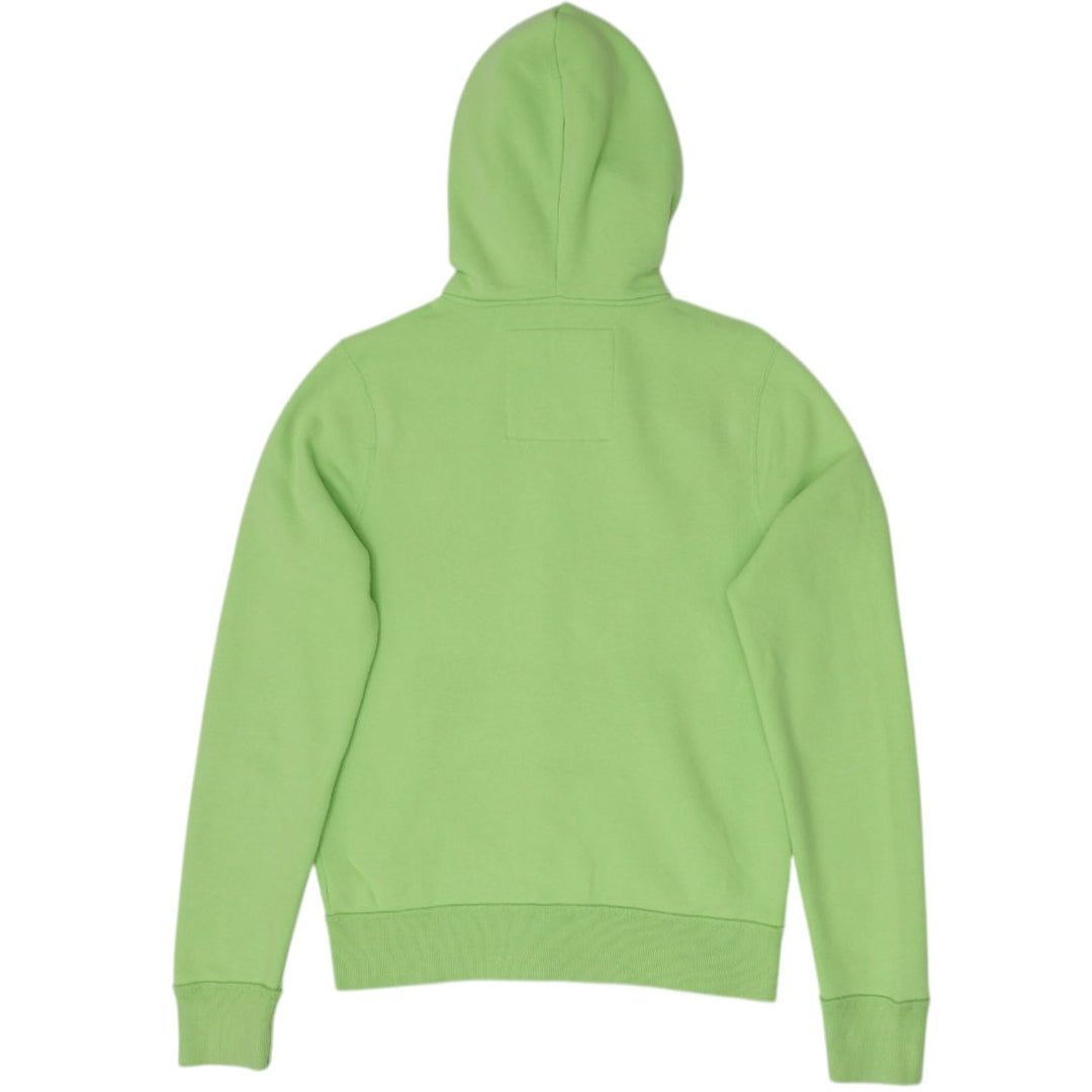 Y2K Mens Hollister Full Zip Green Pullover Hoodie Medium