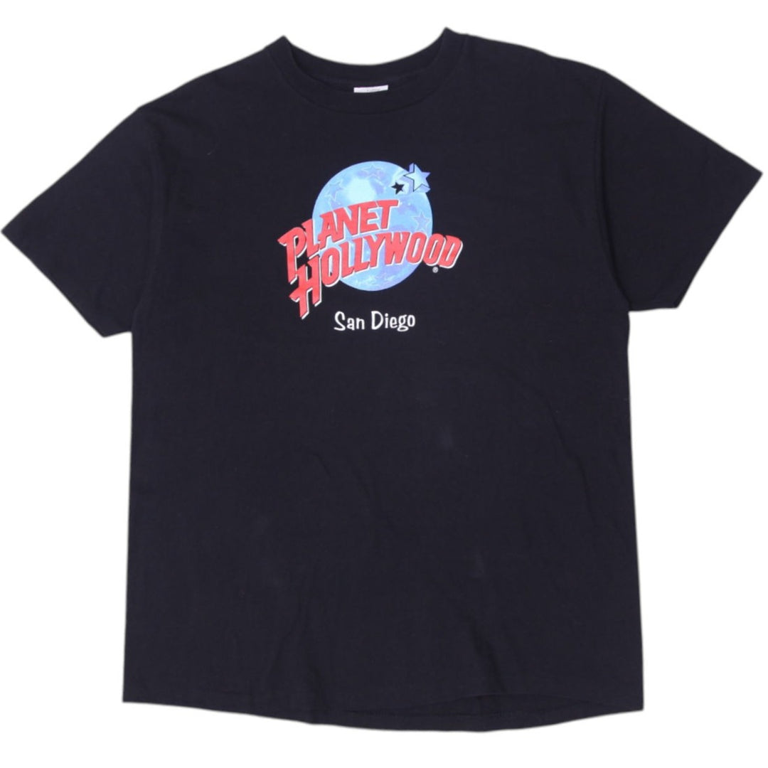 Vintage Planet Hollywood San Diego Made In USA Single Stitch Black T-Shirt XL | Migration_T-Shirts | Fashion Rerun