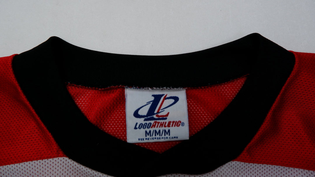 Vintage Mens Logo Athletic Kansas City Chiefs Jersey Red White NFL Football