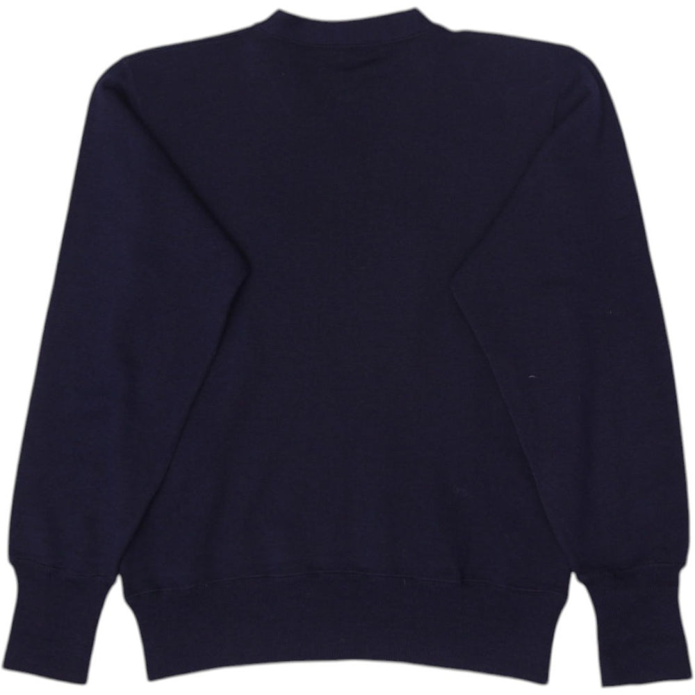Vintage 1960s UCLA Bruins V-Neck Letterman Navy Sweater Size 40 | Migration_Jumper & Knitwear - Side View | Fashion Rerun