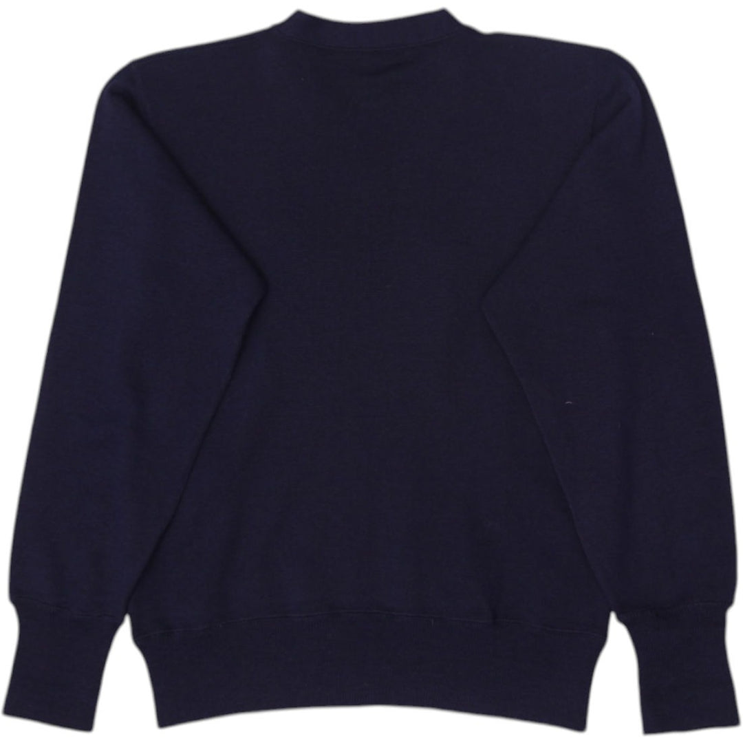 Vintage 1960s UCLA Bruins V-Neck Letterman Navy Sweater Size 40 | Migration_Jumper & Knitwear - Side View | Fashion Rerun