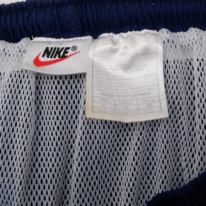 Vintage Mens Nike Shorts Navy Blue Active Wear Breathable | Migration_Shorts UAENAT20 - Back View | Fashion Rerun