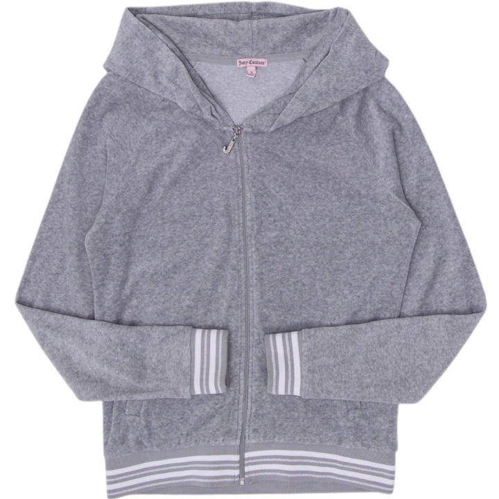 Y2K Ladies Juicy Couture Cotton Casual Full Zip Hoodie Size S