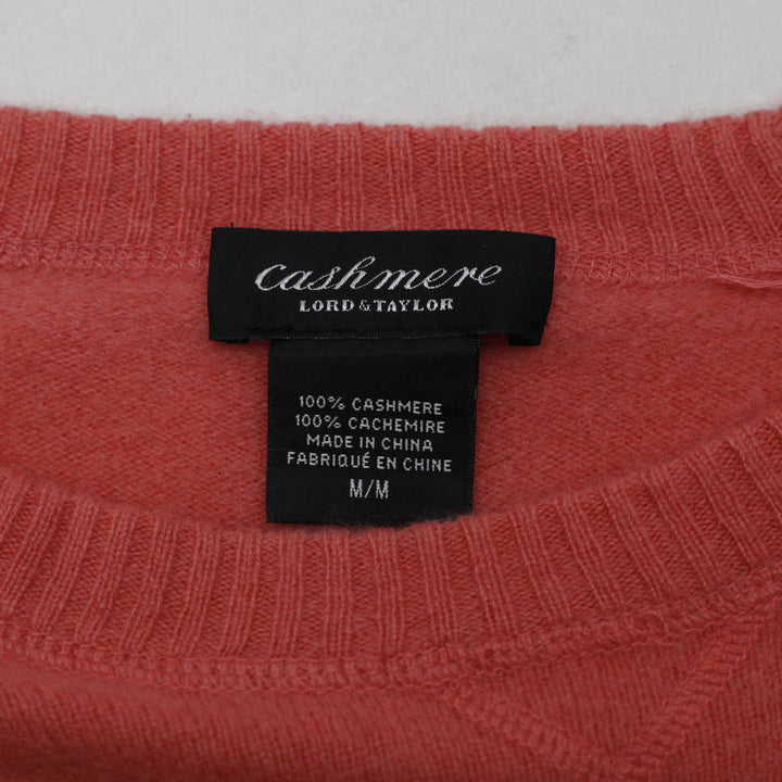 Ladies Lord & Taylor Cashmere Coral Soft Knit Sweater | Migration_Knitwear & Sweaters - Back View | Fashion Rerun