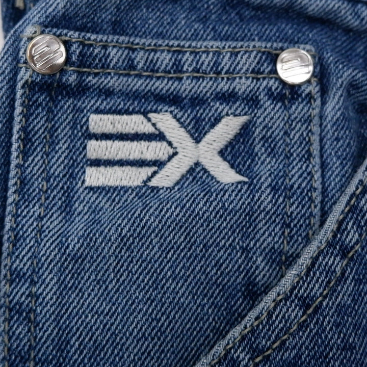 Y2K Mens Ecko Jeans NYC Blue Denim Bulldog Embroidered Logo