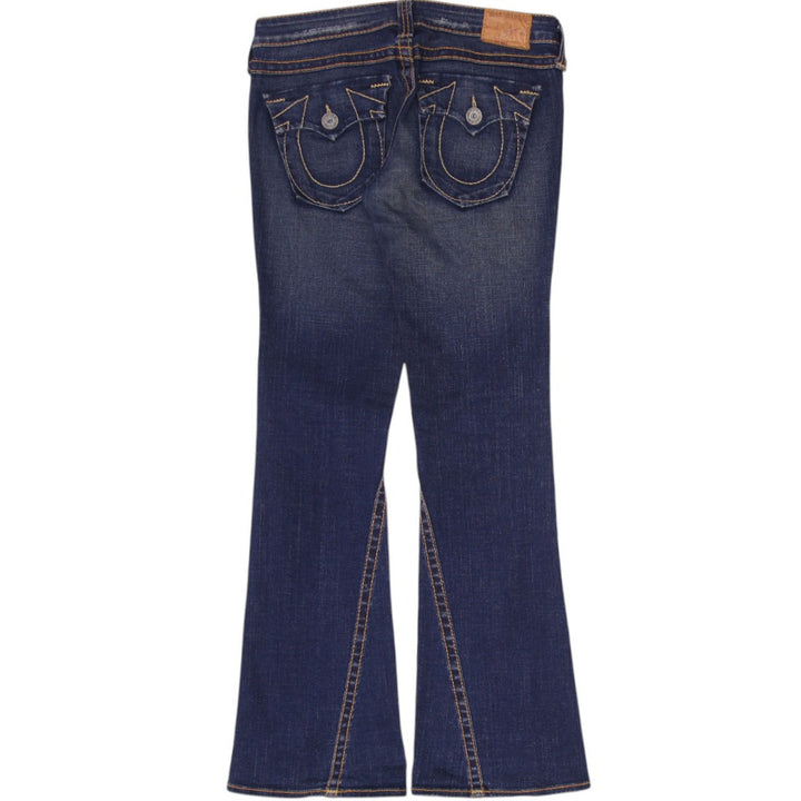 Mens True Religion Joey Big Distressed Stitching Denim Jeans Size 30