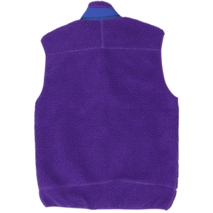Mens Patagonia Fleece Vest Purple Full Zip Outdoor Warm Medium | Migration_Vests - Side View | Fashion Rerun