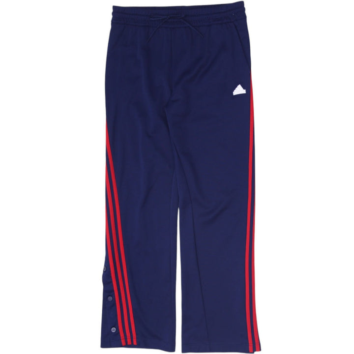 Ladies Adidas Adibreak Tearaway Track Pants Navy Red Snap Button Size L