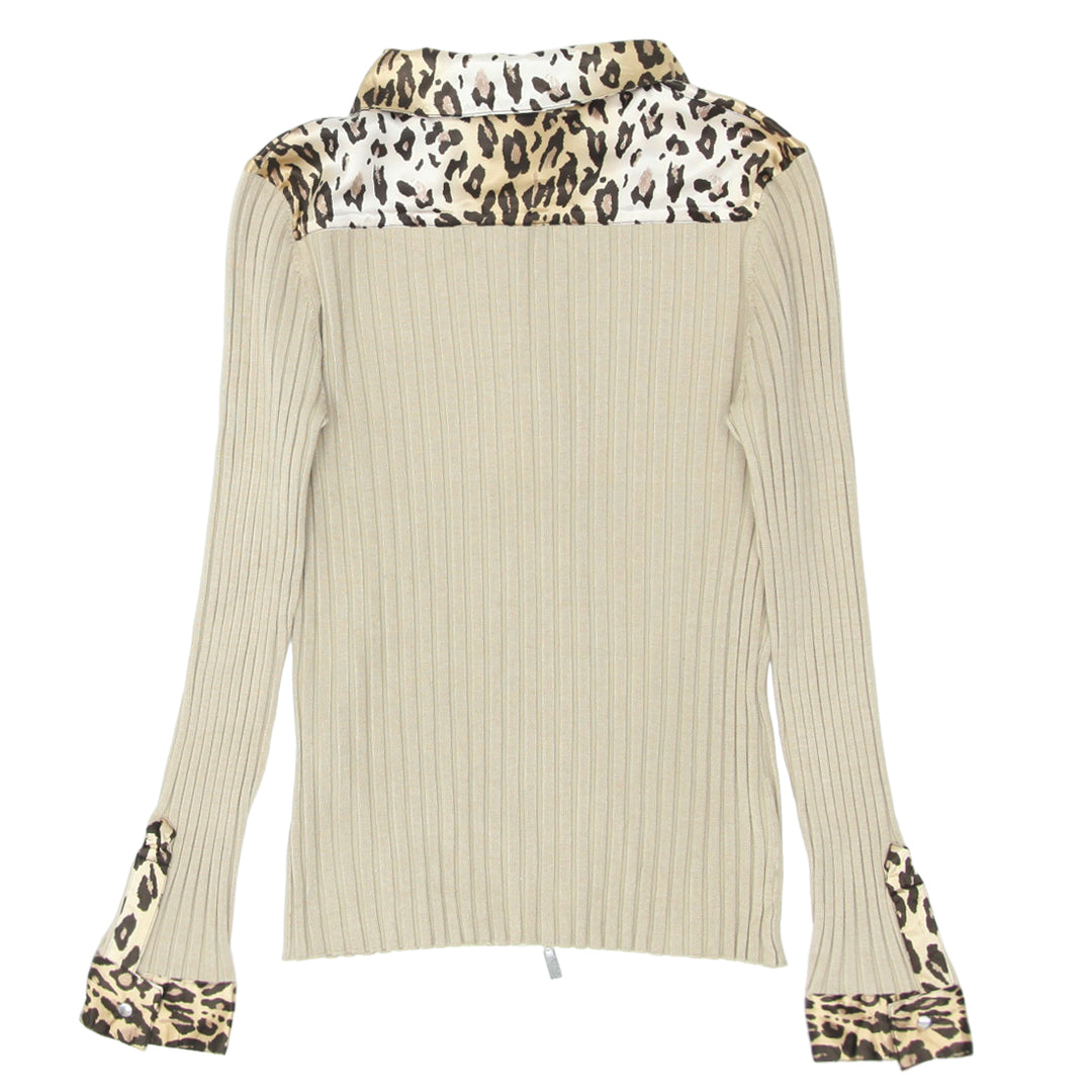 Y2K Full Zip Long Sleeve Top