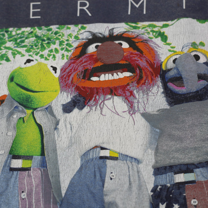 Vintage 90s Kermit Muppets Tommy Hilfiger Parody T-Shirt Size XL