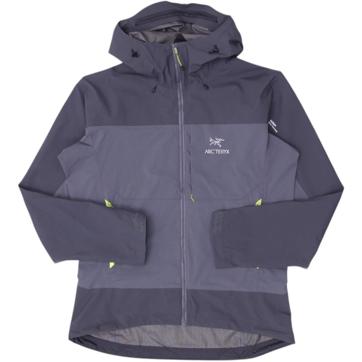 Mens Arc'teryx Jacket Gray Waterproof Hooded Gore-Tex Full Zip Large
