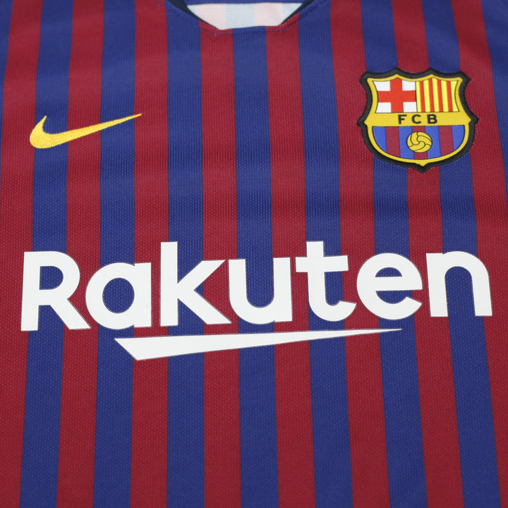 2018 Nike Boys Fc Barcelona Stadium Soccer Jersey Size L | Migration_Jerseys - View 6 | Fashion Rerun