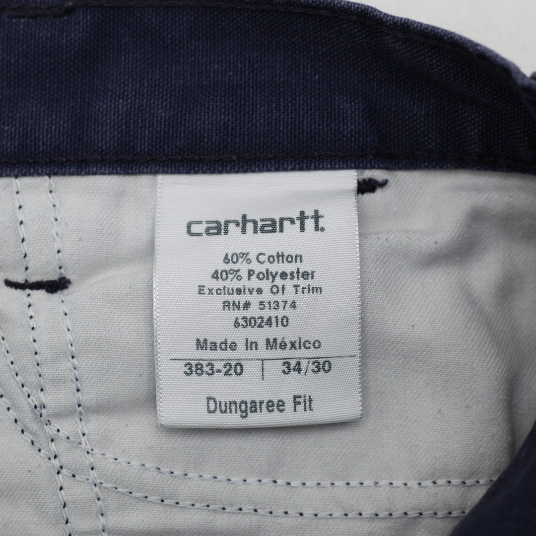 Mens Carhartt Dungaree Fit 383-20 Workwear Pants Size 34/30 | Migration_Pants WW Collection - Back View | Fashion Rerun