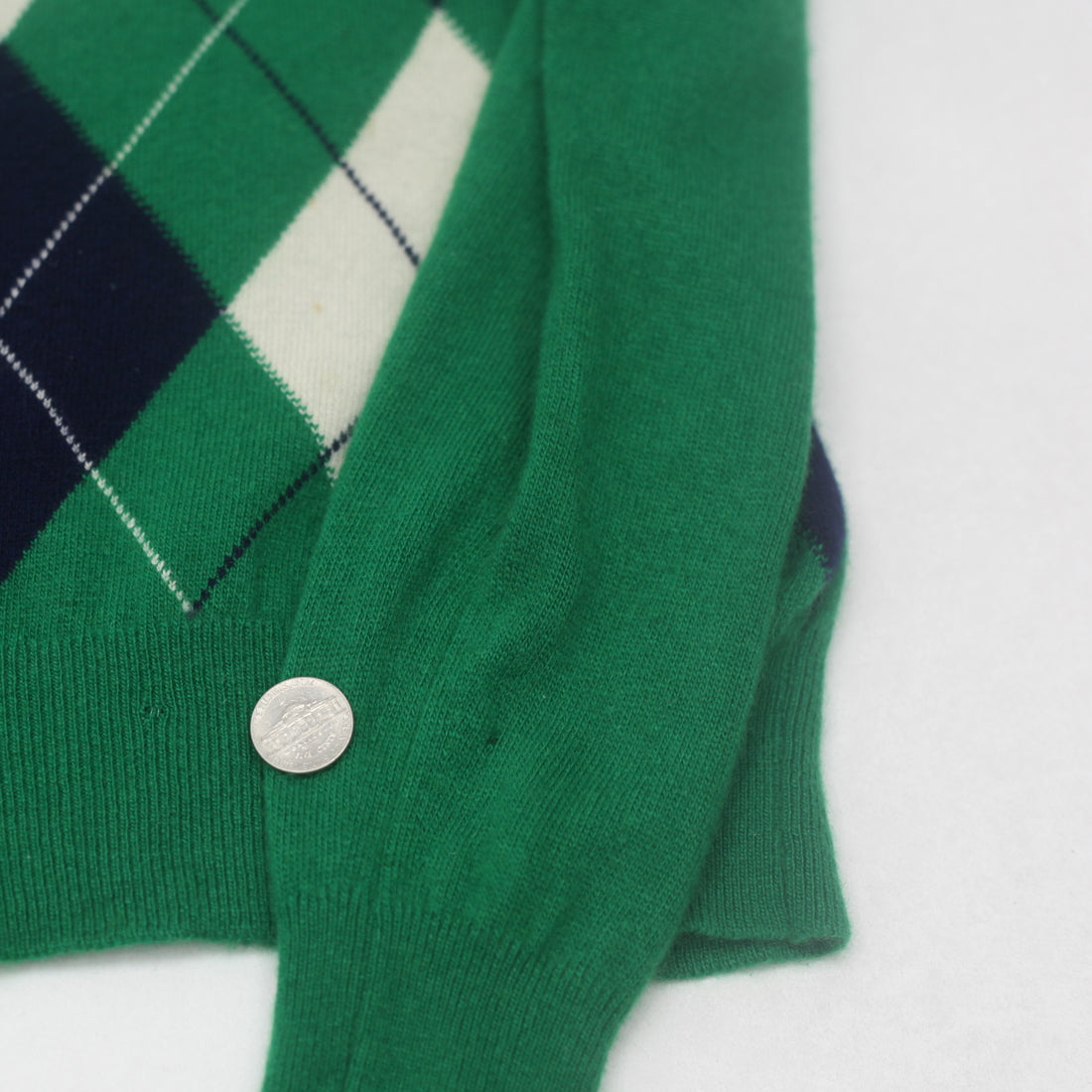 Shop Vintage Glenmac 100 % Pure Cashmere Argyle Sweater Made In