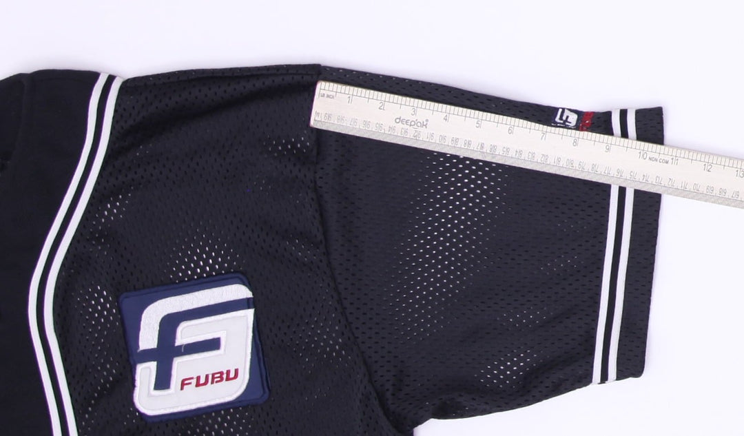 Mens Fubu Mesh Short Sleeve Baseball Jersey Size XL