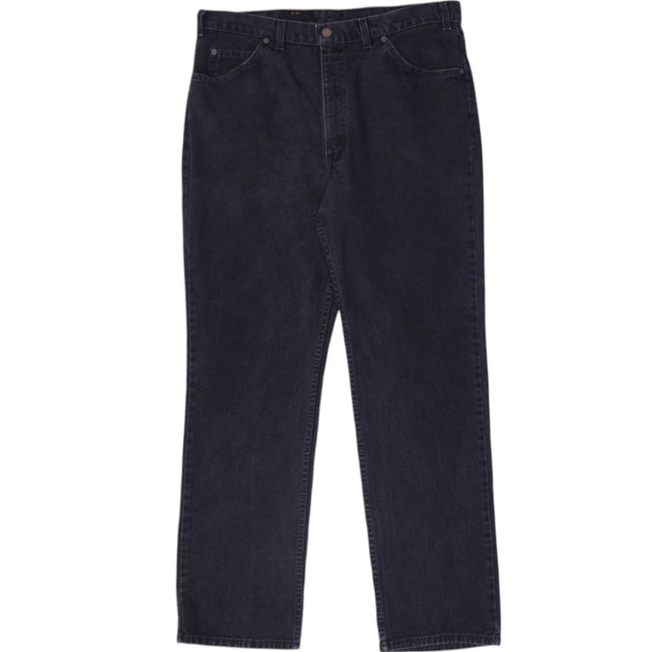 Vintage Mens Levi's 506 Black Jeans Straight Fit Denim