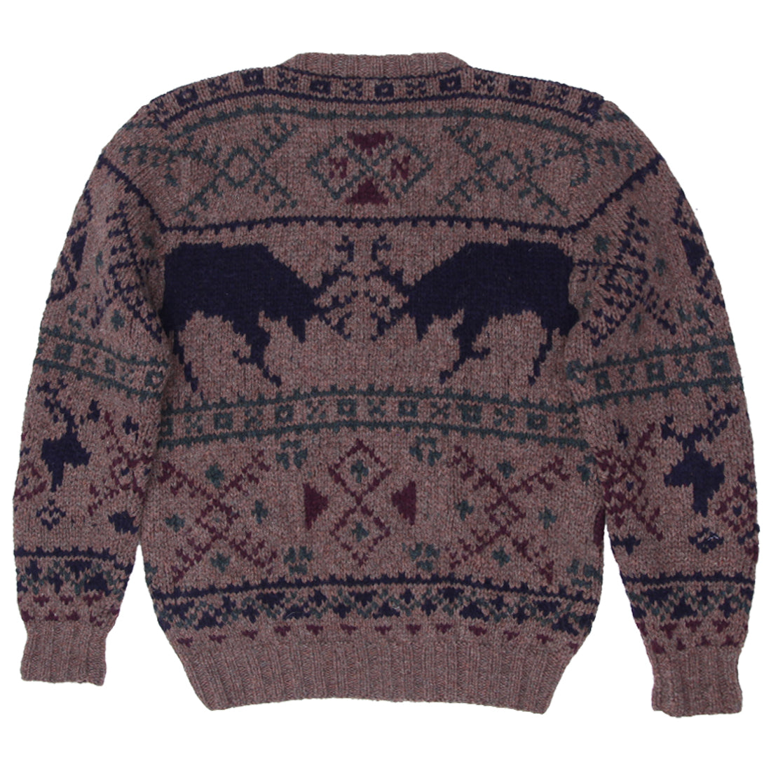 トップス RALPH LAUREN WOOL SWEATER vintage Shop Vintage Polo Ralph Lauren Handknit 100% Wool Sweater