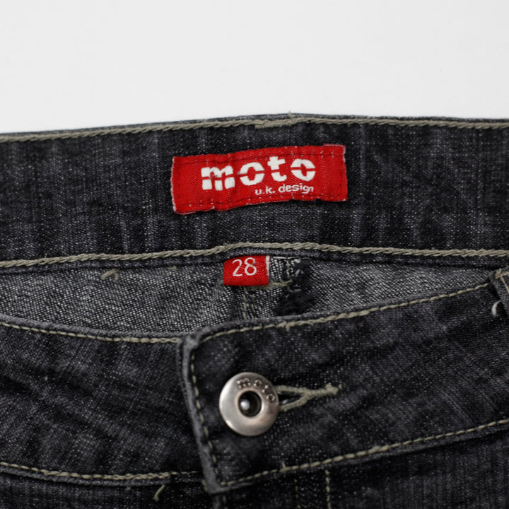 Y2K Ladies MOTO Low Rise Flare Jeans Size 28