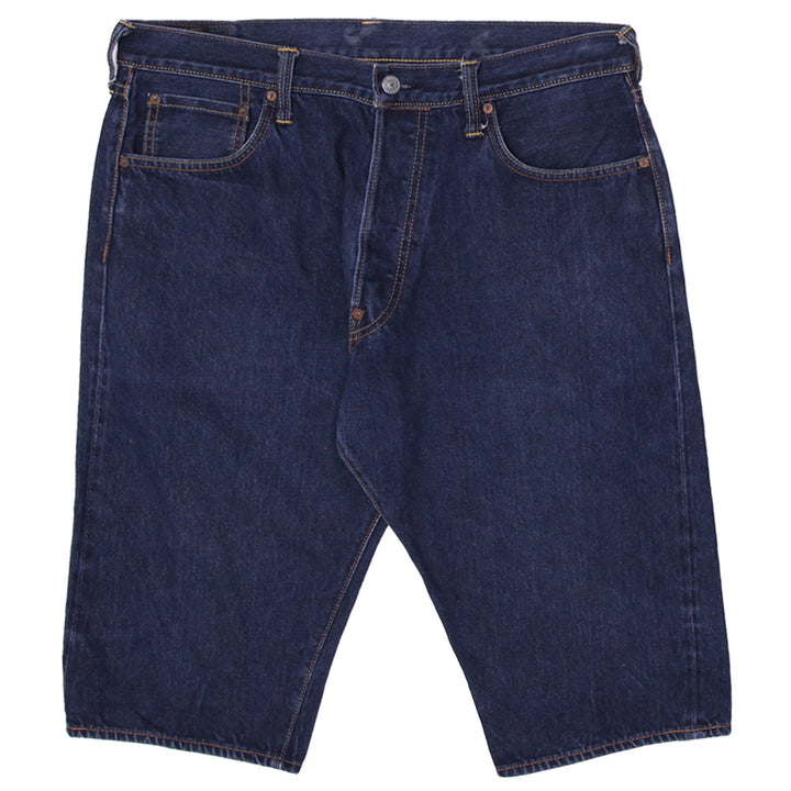 Y2K Mens Evisu No.4 0011S Button Fly Denim Shorts