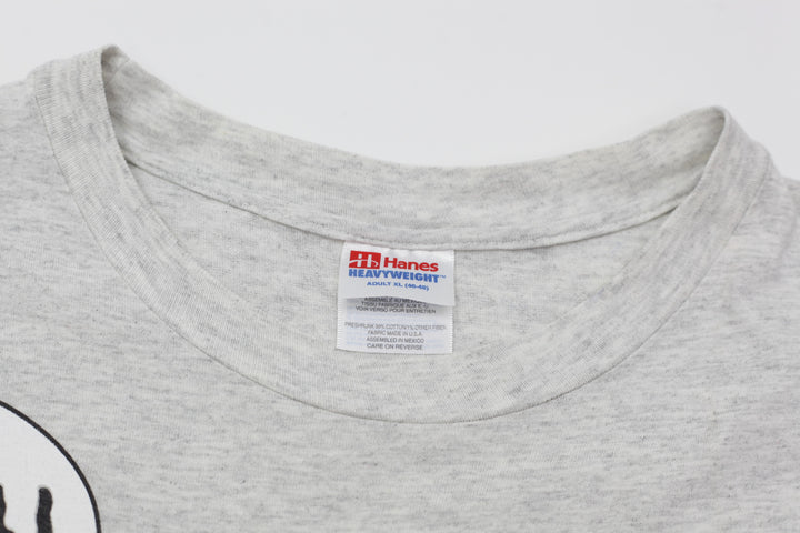 1995 Vintage Homer Simpsons T-Shirt Single Stitch Gray Hanes XL