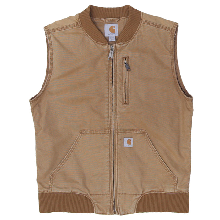 Ladies Carhartt Full Zip Mesh Lining Brown Vest