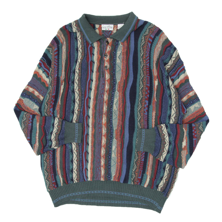 Vintage Giorgio Di Firenze Coogi Style Collar Sweater | Migration_Jumper & Knitwear | Fashion Rerun