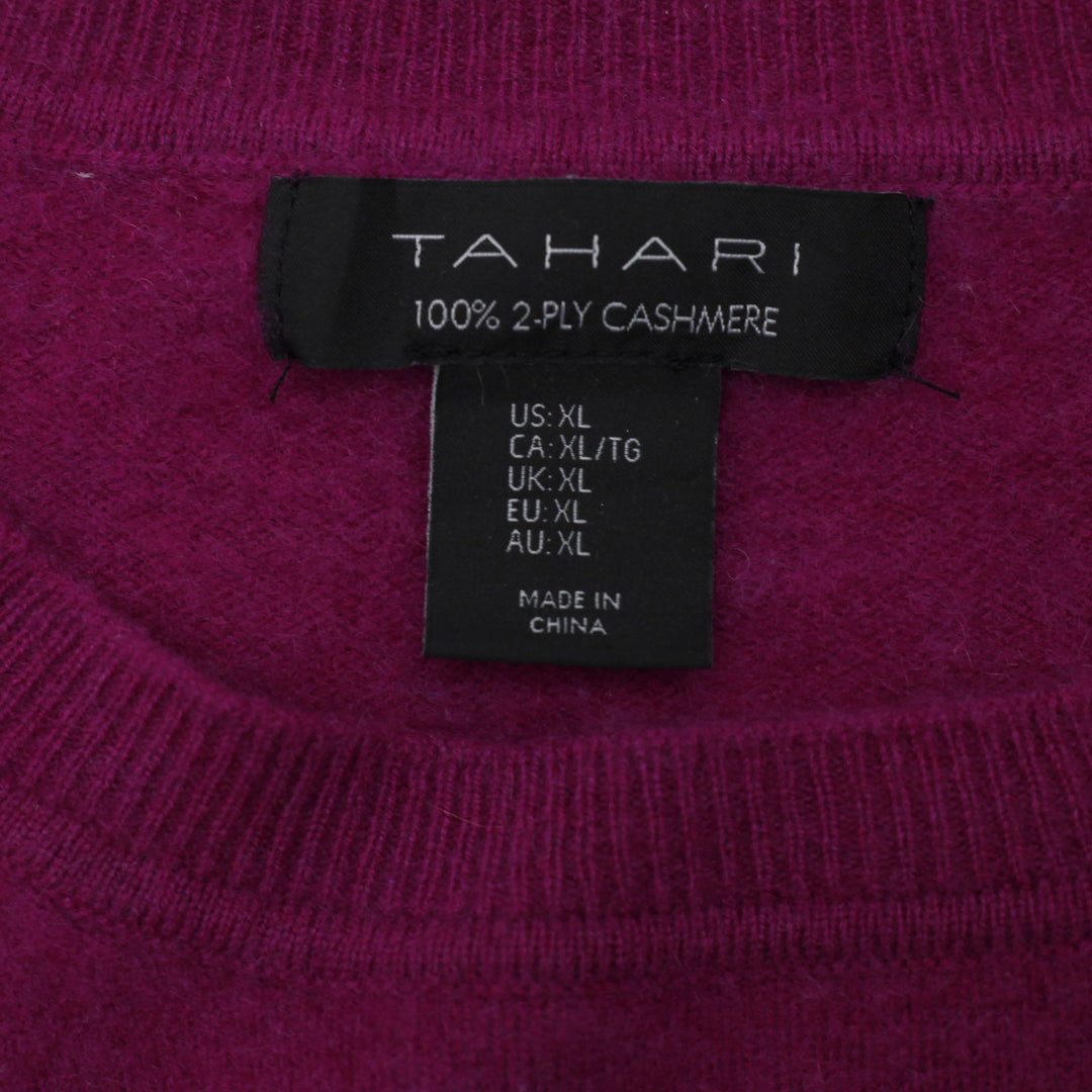 Ladies Tahari 100% 2 Ply Cashmere Sweater