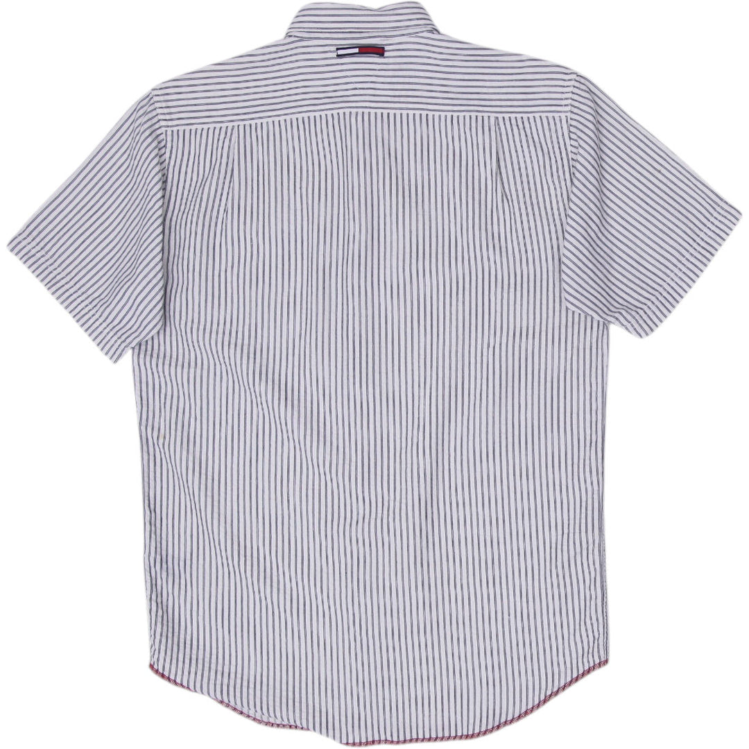 Mens Tommy Hilfiger Striped Cotton Casual Shirt Size L