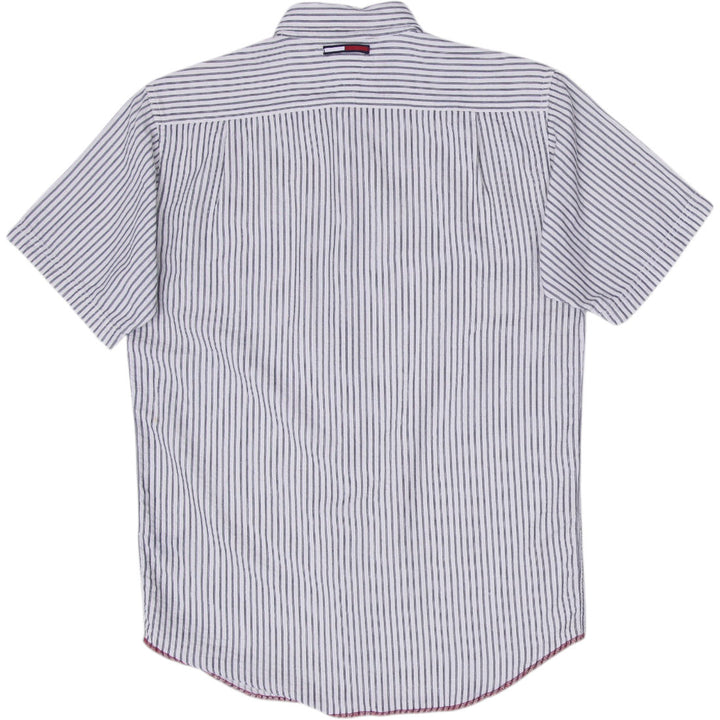 Mens Tommy Hilfiger Striped Cotton Casual Shirt Size L