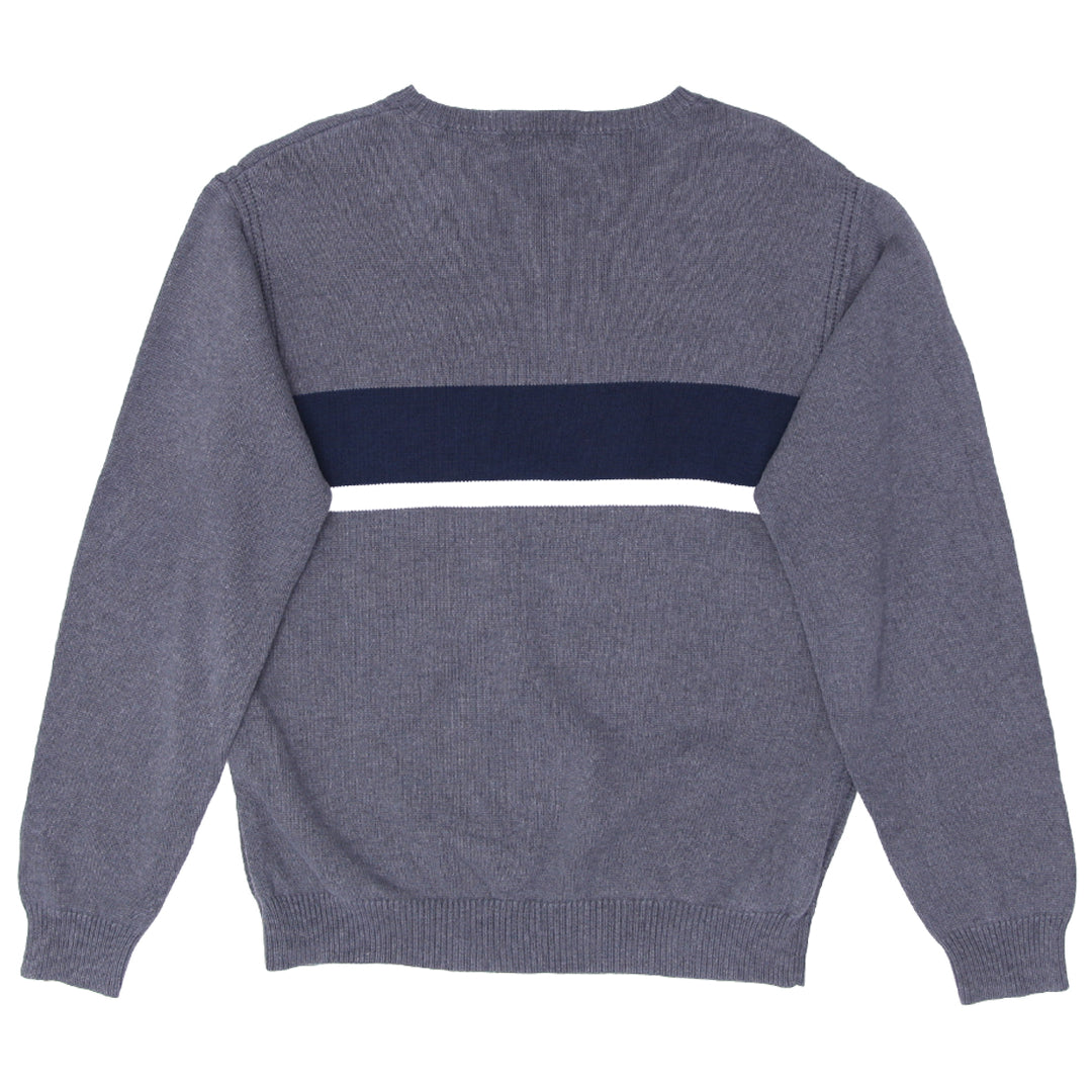 Mens Nautica Embroidered Crewneck Sweater - Fashion Rerun Vintage Migration_Sweaters