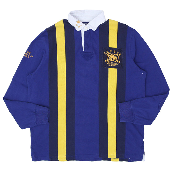 Vintage Polo Ralph Lauren Racing Stables Rugby Shirt - Fashion Rerun Vintage Migration_T-Shirt