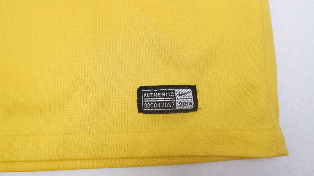 Mens Brazil 2014 2015 Home Shirt Football Soccer Brazil Jersey Camiseta Nike