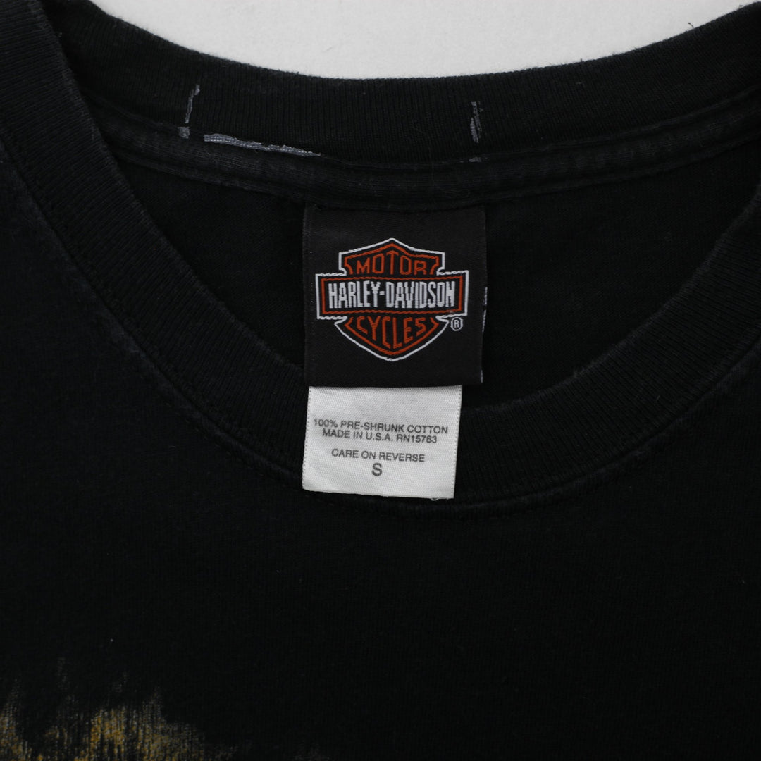 Vintage Harley-Davidson Looney Tunes Black T- Shirt Made in USA Size S | Migration_T-Shirts - Back View | Fashion Rerun