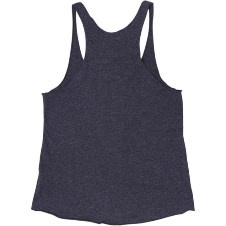 Ladies Stussy Racerback Tank Top Charcoal Sleeveless T-Shirt Size S