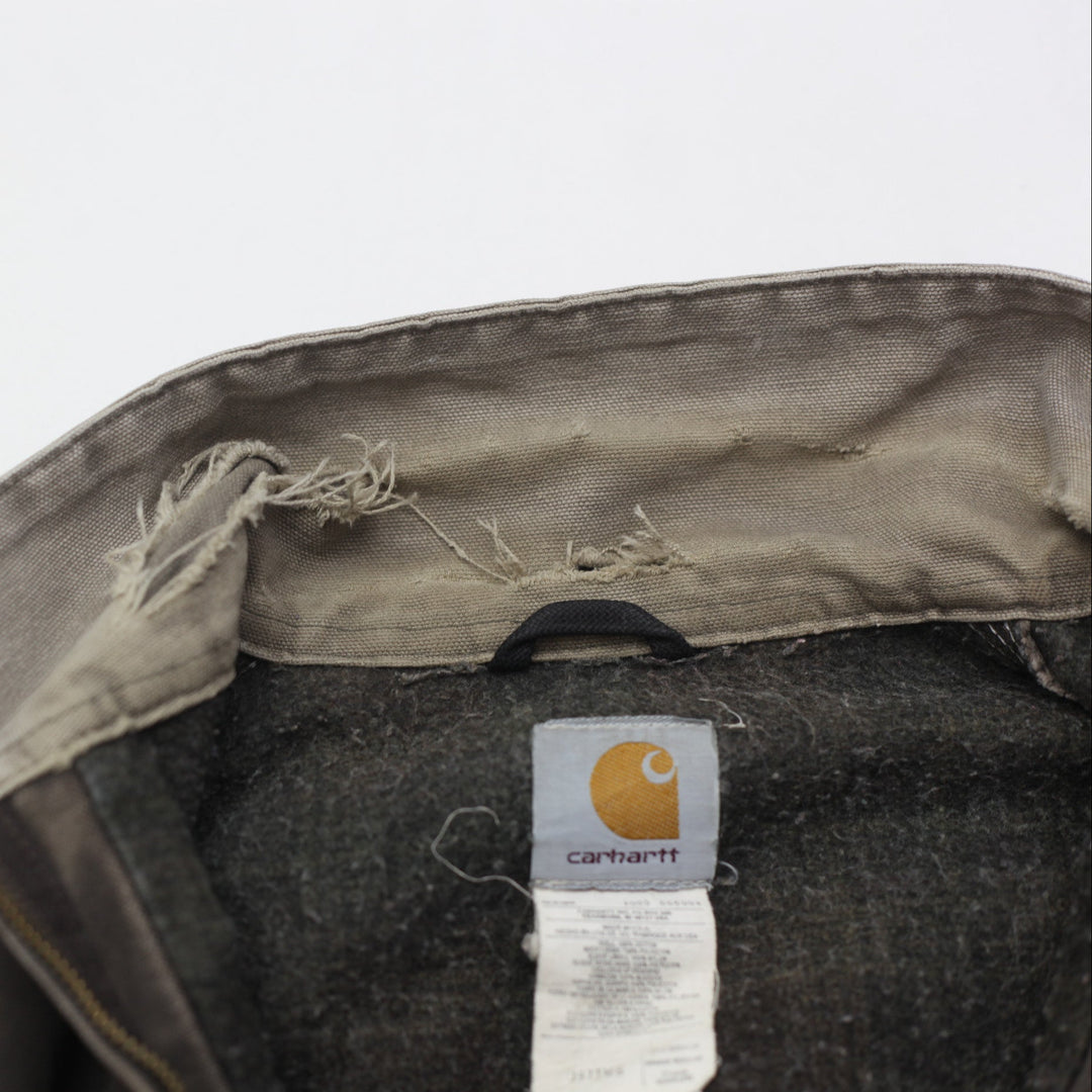 Vintage Carhartt Detroit J97 TM8 Blanket Lined Distressed Workwear Jacket
