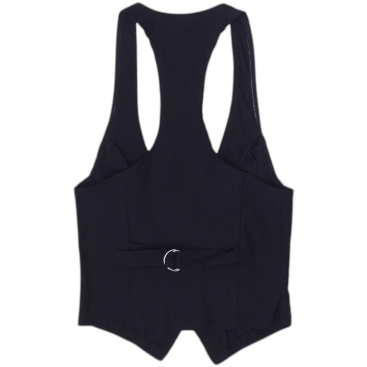 Y2K Belted Sleeveless Vest Size S | Migration_Y2K Tops - Side View | Fashion Rerun