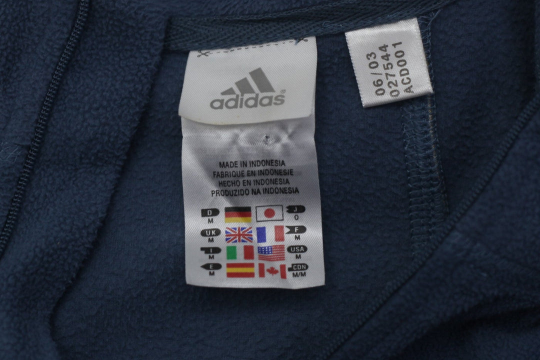 Vintage Adidas Fleece Quarter Zip Sweater