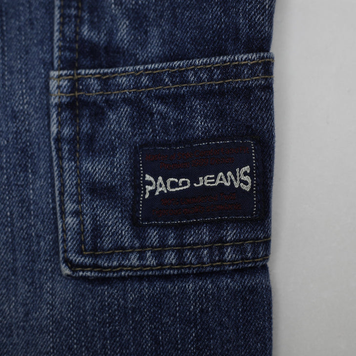 Y2K Mens Paco Jeans Baggy Carpenter Denim Jeans Size 18