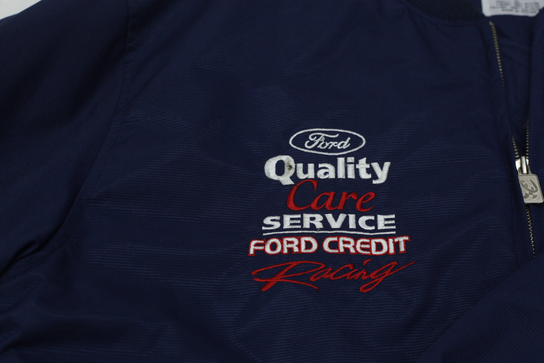 Vintage Dale Jarrett Nascar Coat Ford #88 Robert Yates Racing