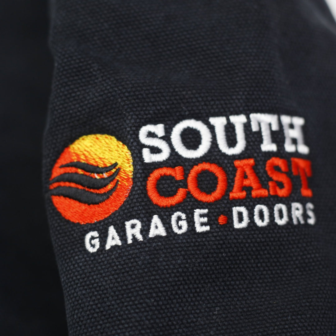 Mens Dickies Hooded Quilt Lined Canvas Duck Work Zip Up Jacket