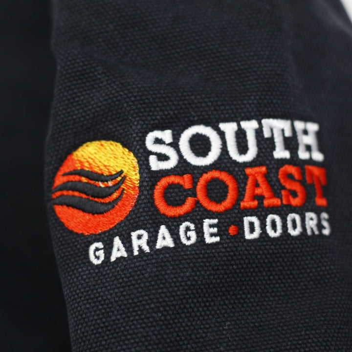 Mens Dickies Hooded Quilt Lined Canvas Duck Work Zip Up Jacket