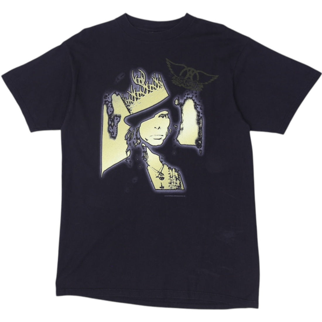 Shop Vintage Giant Aerosmith Nine Lives Tour 97-98 Black T-Shirt