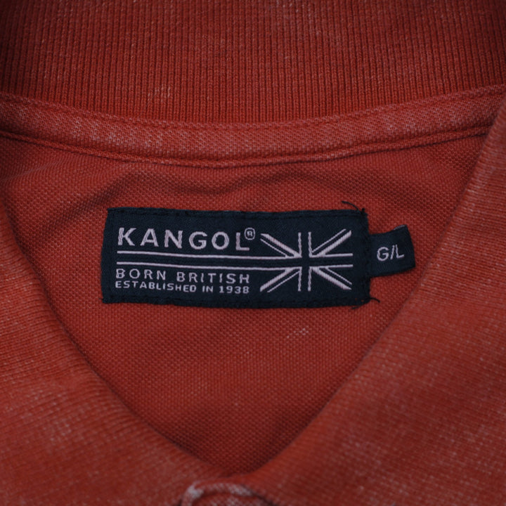 Kangol Cotton Polo Shirt Size L | Migration_Y2K Tops - Back View | Fashion Rerun