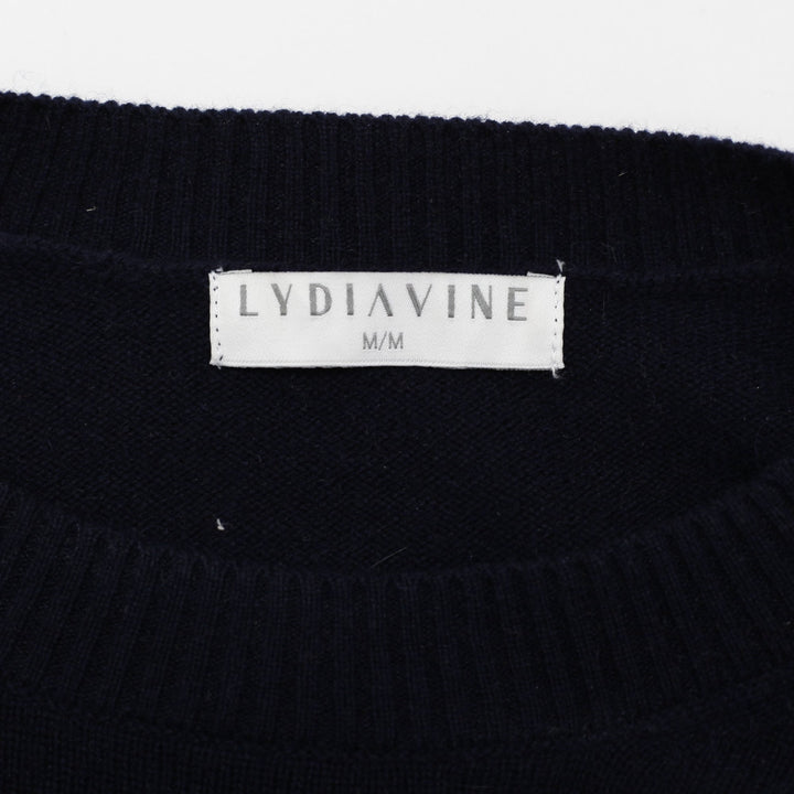 Ladies Lydiavine Long Sleeve Crewneck Knit Sweater Size M