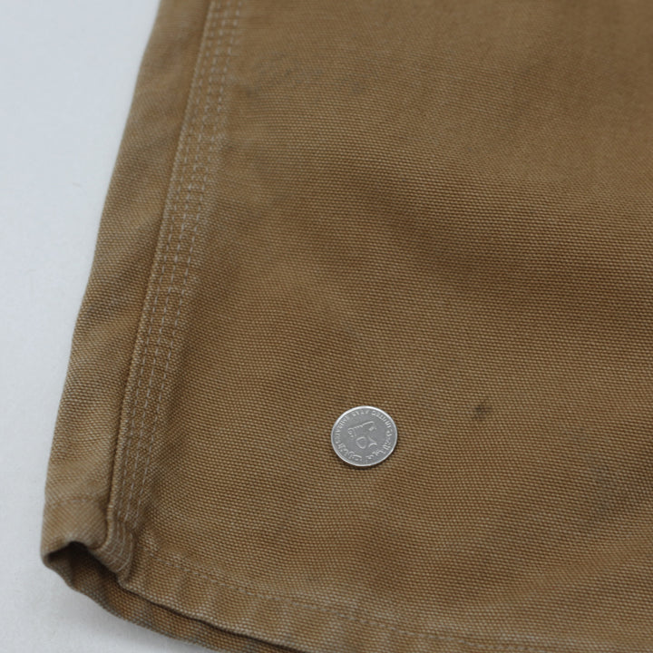 Mens Carhartt B01 BRN Dungaree Fit Double Knee Carpenter Work Pants - Fashion Rerun Vintage Migration_Pants