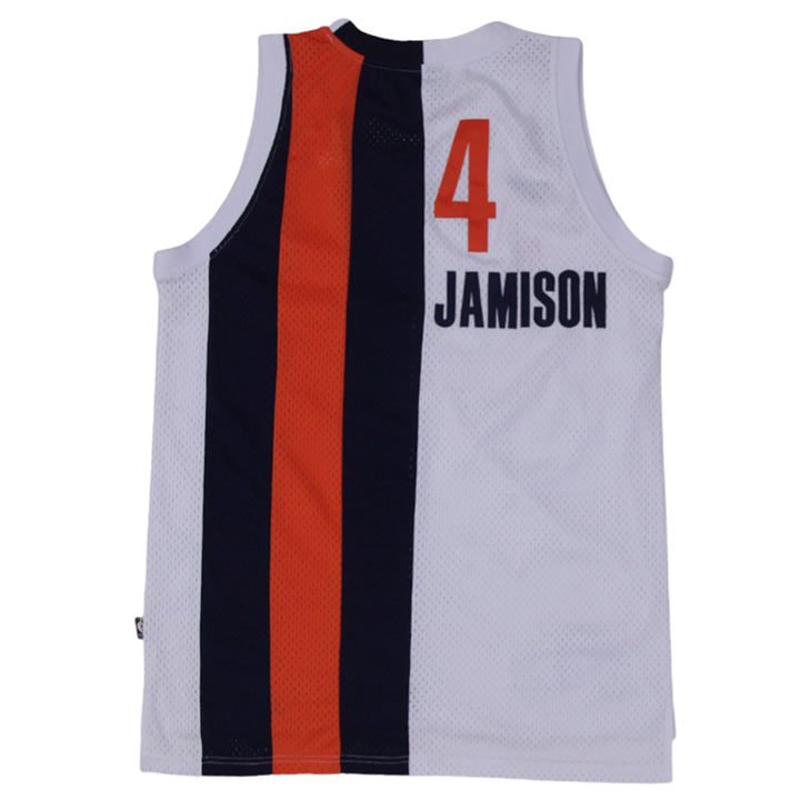 Mens Antawn Jamison Washington Bullets Wizards Jersey White Reebok Hardwood
