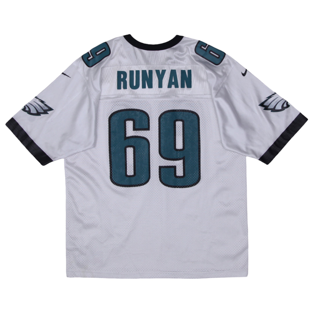 90's Vintage Nike Team Philadelphia Eagles Runyan 69 Football Jersey - Fashion Rerun Vintage Migration_Jersey