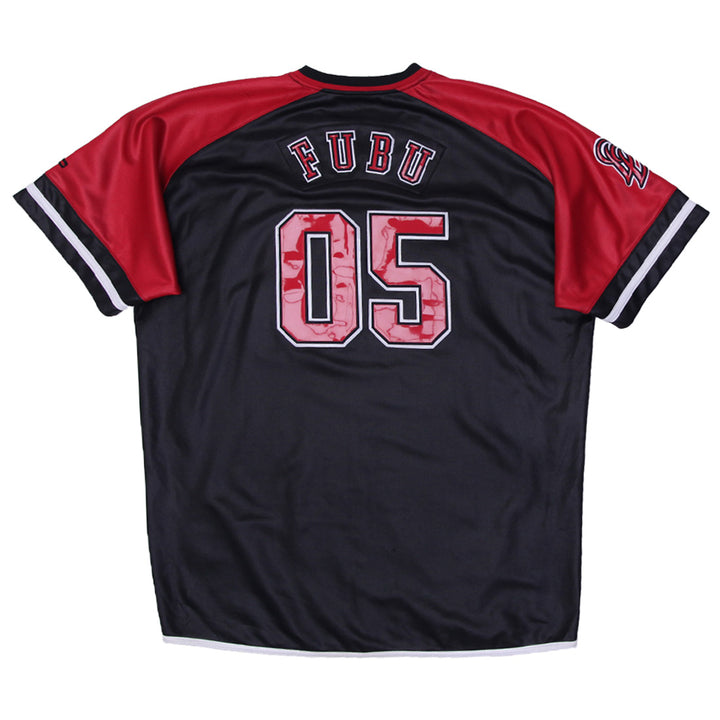 Vintage FUBU Dirty South Jersey Men XXL Black Hip Hop