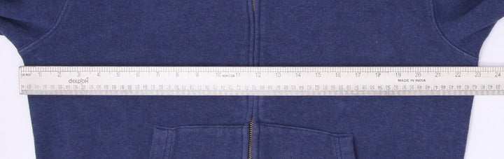 Vintage Mens Polo Ralph Lauren Navy Full Zip Embroidered Hoodie Size M | Migration_Hoodies - View 7 | Fashion Rerun